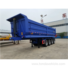 4 Axles U Box 100T Tipper Semi Trailer